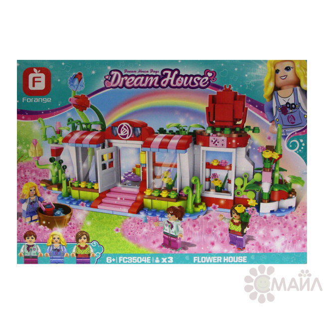 Конструктор "Dream House" Дом Мечты, 496дет в/к 42*29,5*7 (FS3504E)