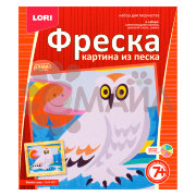 КпР-007 Фреска. Картина из песка "Белая сова"