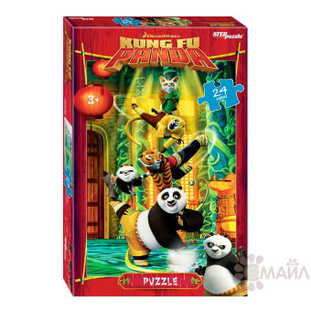 Мозаика "puzzle" maxi 24 "Кунг-фу Панда" (DreamWorks, Мульти)