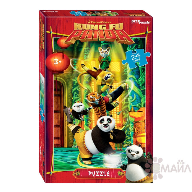 Мозаика "puzzle" maxi 24 "Кунг-фу Панда" (DreamWorks, Мульти)