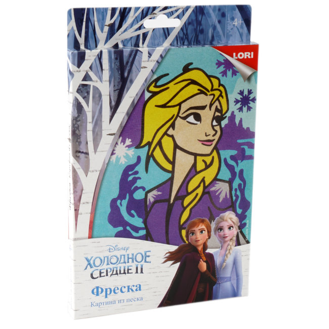 Кпд-020 Фреска. Картина из песка. Disney. Холодное сердце-2 "Эльза"