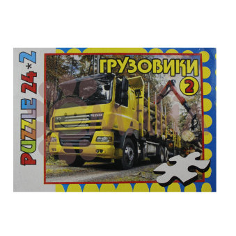 Пазлы (24 эл)"Грузовики-2" арт. 10623