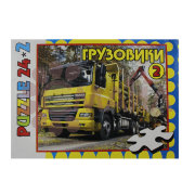 Пазлы (24 эл)"Грузовики-2" арт. 10623