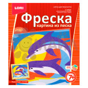 КпР-008 Фреска. Картина из песка "Морской дуэт"