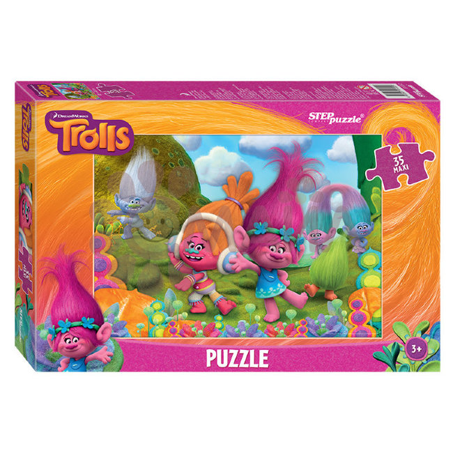 Мозаика "puzzle" 35 MAXI "Trolls" (DreamWorks)