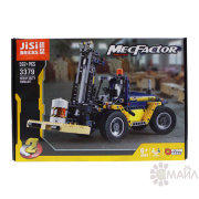 Конструктор "MecFactor" 2в1, эвакуатор-погрузчик 592+ дет. в/к 42*29*8 (3379)