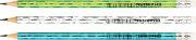 80705 Карандаш HB деревянный, заточенный, круглый, с ластиком, в друме