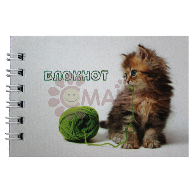 Блокнот 6,5*9,5 "Котенок" 26 л.