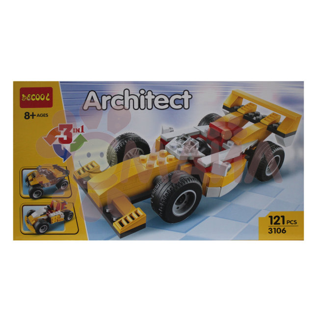 Конструктор "Автомобиль" в/к 28*15,5*5 (3106)
