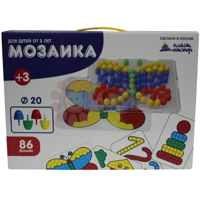 Мозаика с картинками "d 20" 1/12