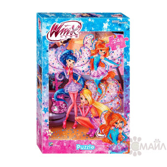 Мозаика "puzzle" maxi 24 "Winx" (Rainbow)