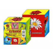 Кубики (4 куб) "Цветочки" арт. 01331