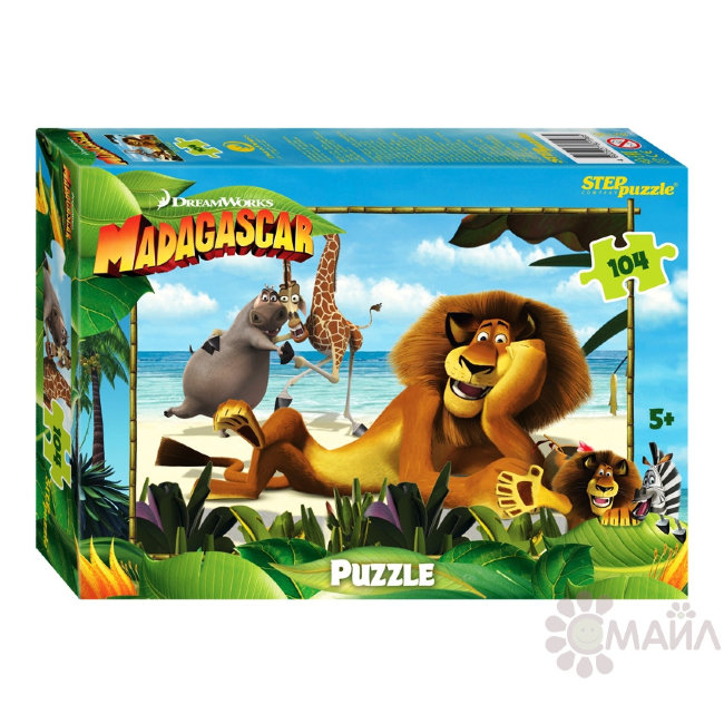 Мозаика "puzzle" 104 "Мадагаскар - 3" (Dreamworks, Мульти) Мозаика "puzzle" 104 "Мадагаскар - 3" (Dreamworks, Мульти)