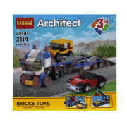 Конструктор "Architect" 3в1 машины 264+ дет. в/к 28*26*5,5 (3114)