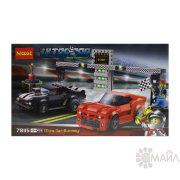 Конструктор "Ultra car" Гонка Драг (2 гоночные машины)454+ дет. в/к 45,5*26,5*7 (78115)