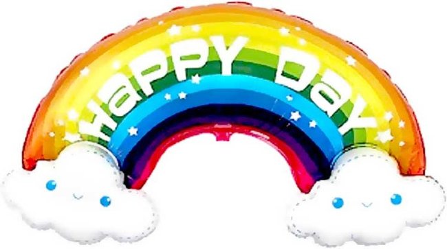 Фигура большая Радуга в облаках, Happy Day