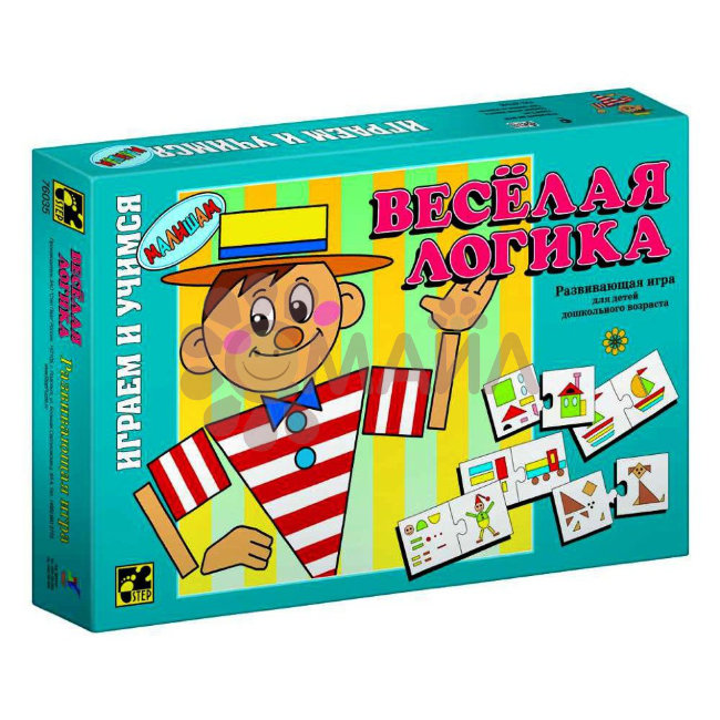 Игра "Веселая логика" детская настольная