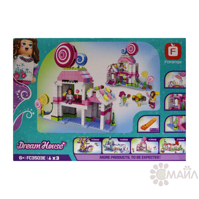 Конструктор "Dream House" Дом Мечты 520 дет. в/к 42*29,5*7 (FC3503E)