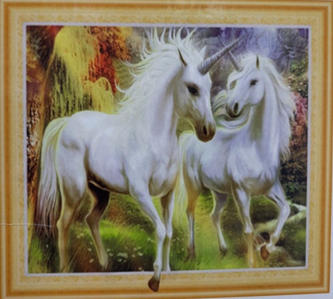 Алмазная мозаика 40x50 "Единороги" 7DAR168 Алмазная мозаика 40x50 "Единороги" 7DAR168