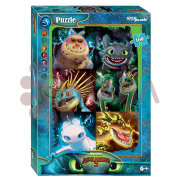 Мозаика "puzzle" 160 "Как приручить дракона - 3" (DreamWorks)