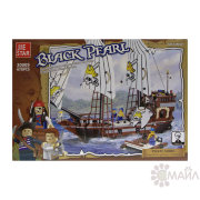Конструктор "Black Pearl" pirate series, Пиратский корабль 678 дет. в/к 54*37*8 (30009)