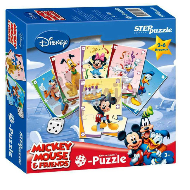 Игра "Микки Маус". Кубик-Puzzle (Disney)