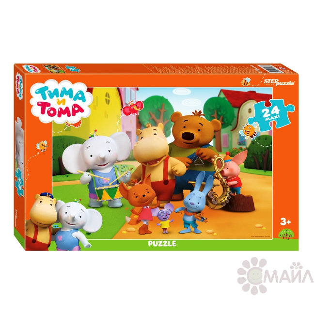 Мозаика "puzzle" maxi 24 "Тима и Тома" (Мармелад Медиа)
