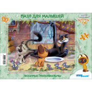 Пазл для малышей "Любимые мультфильмы" (средние) (С/м)