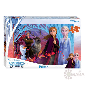 Мозаика "puzzle" 35 MAXI "Холодное сердце - 2" (Disney)