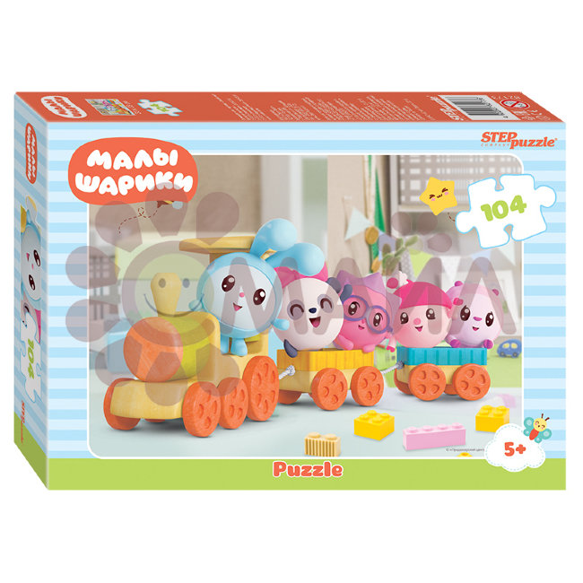 Мозаика "puzzle" 104 "Малышарики" (Мармелад Медиа)