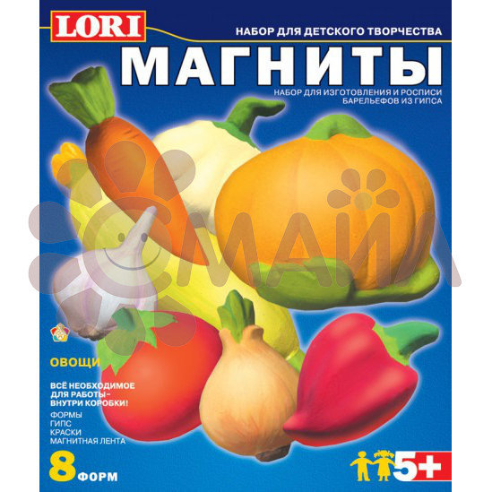 М-002 Фигурки на магнитах "Овощи"