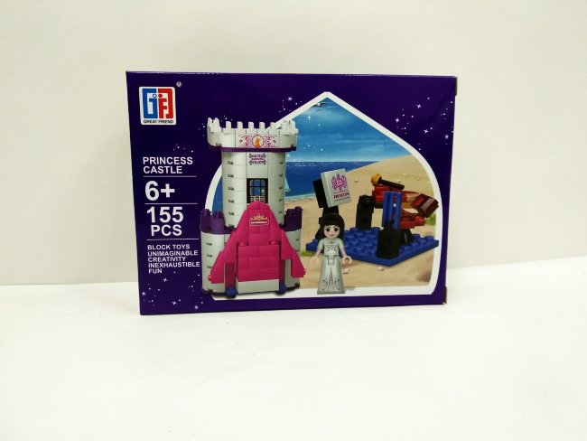 Конструктор "Princess castle" замок, 155дет. в/к 21*15,5*4,5 (123-245)