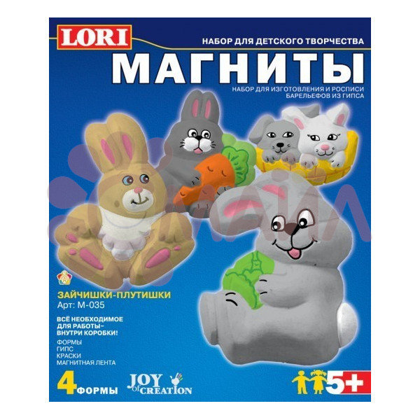 М-035 Фигурки на магнитах "Зайчишки-плутишки"