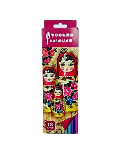 Цветные карандаши "Русский Карандаш" 18шт