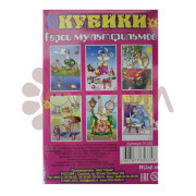 Кубики (6 куб) "Герои мультфильмов" арт. 01332