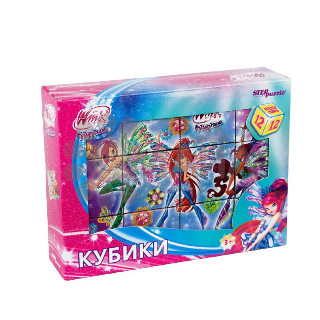 12 кубиков "Winx" (Rainbow)