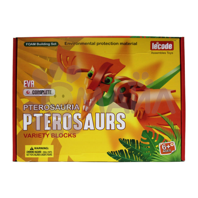 Конструктор Динозавр "Pterosaurs" из пены в/к 8002 Конструктор Динозавр "Pterosaurs" из пены в/к 8002
