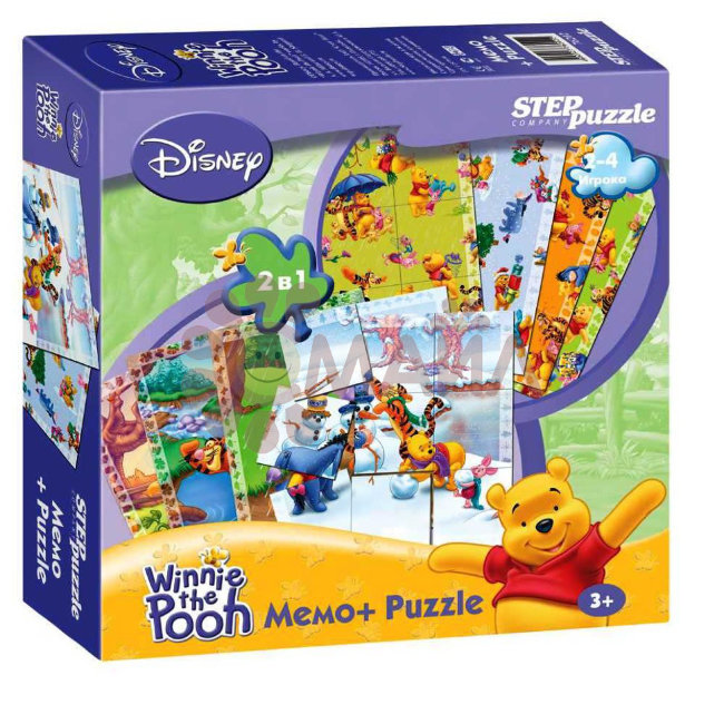 Игра "Медвежонок Винни". Мемо-Puzzle (Disney)