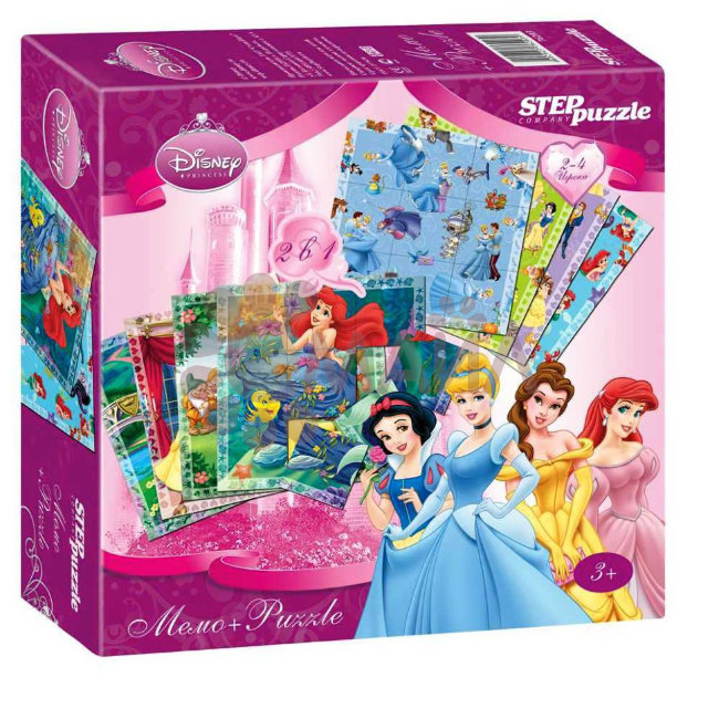Игра "Принцессы". Мемо-Puzzle (Disney) Игра "Принцессы". Мемо-Puzzle (Disney)