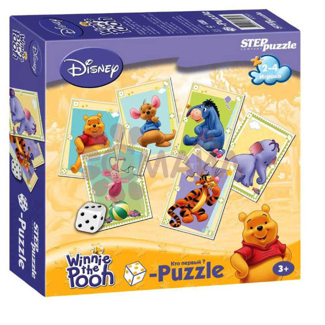 Игра "Медвежонок Винни". Кубик-Puzzle (Disney)