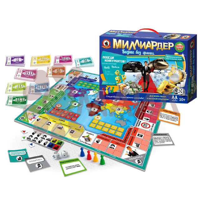 Игра экономическая в чемоданчике. "Миллиардер"