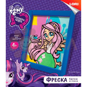 Кпп-010 Фреска. Картина из песка. Hasbro Equestria Girls "Флаттершай"