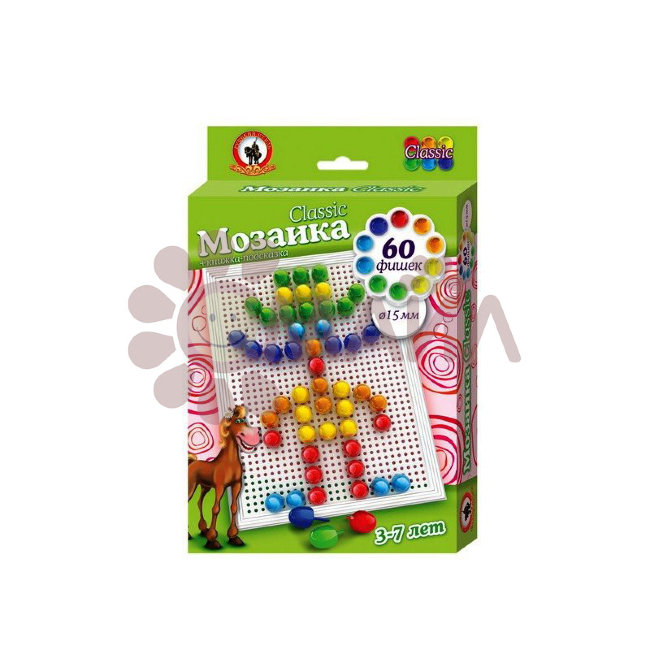 Мозаика Classic 60 эл. D 15 мм.,Малая плата(Мексиканец) Мозаика Classic 60 эл. D 15 мм.,Малая плата(Мексиканец)