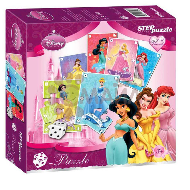 Игра "Принцессы". Кубик-Puzzle (Disney)