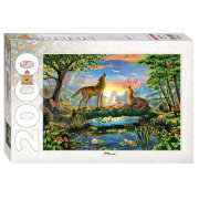 Мозаика "puzzle" 2000 "Волки"