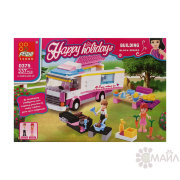 Конструктор "Happy holiday" 337 дет. в/к 40*26,5*5,5 (0375)
