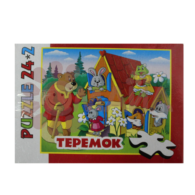 Пазлы (24 эл)"Теремок" арт. 10636