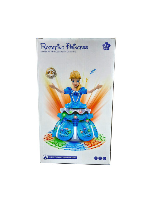 Принцесса "Rotating Princess" свет., звук., вращен., в/к 26*15,5*9,5 (LD-133B)