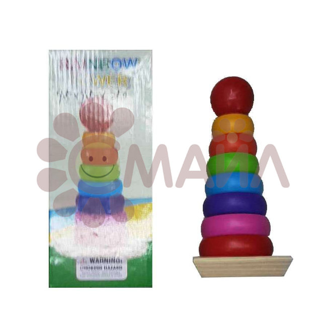 Игрушка деревянная -Пирамидка в/к