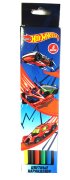 88772 Карандаши цветные пластиковые 6 цветов "Hot Wheels", длинна 177 мм.